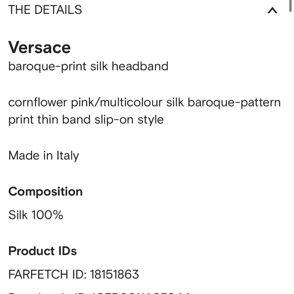 Versace headband - Picture 5 of 8